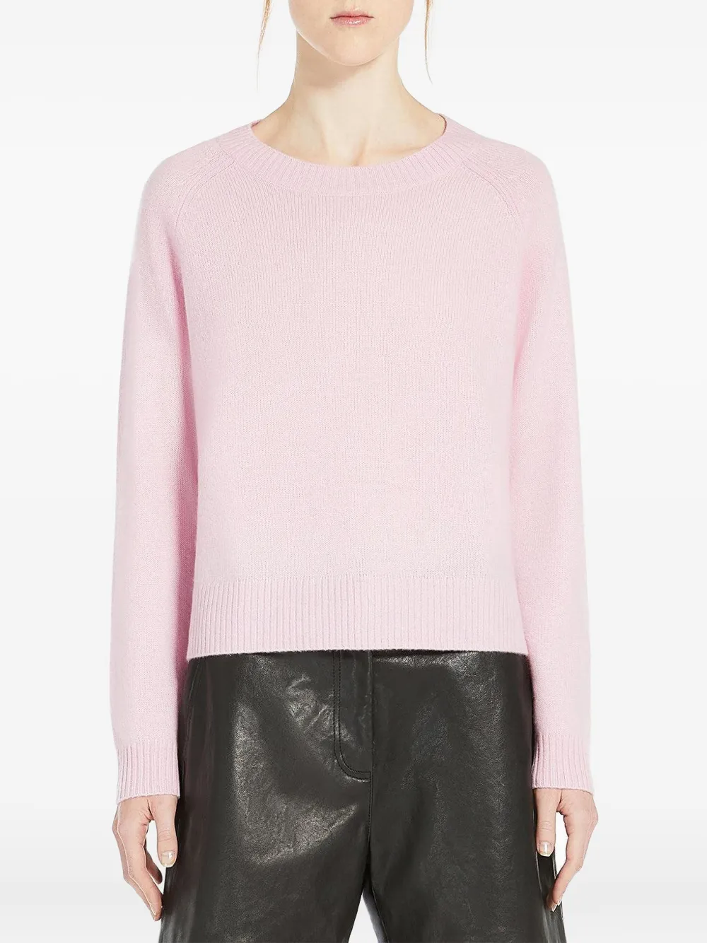 Max Mara raglan-sleeve cashmere sweater Roze