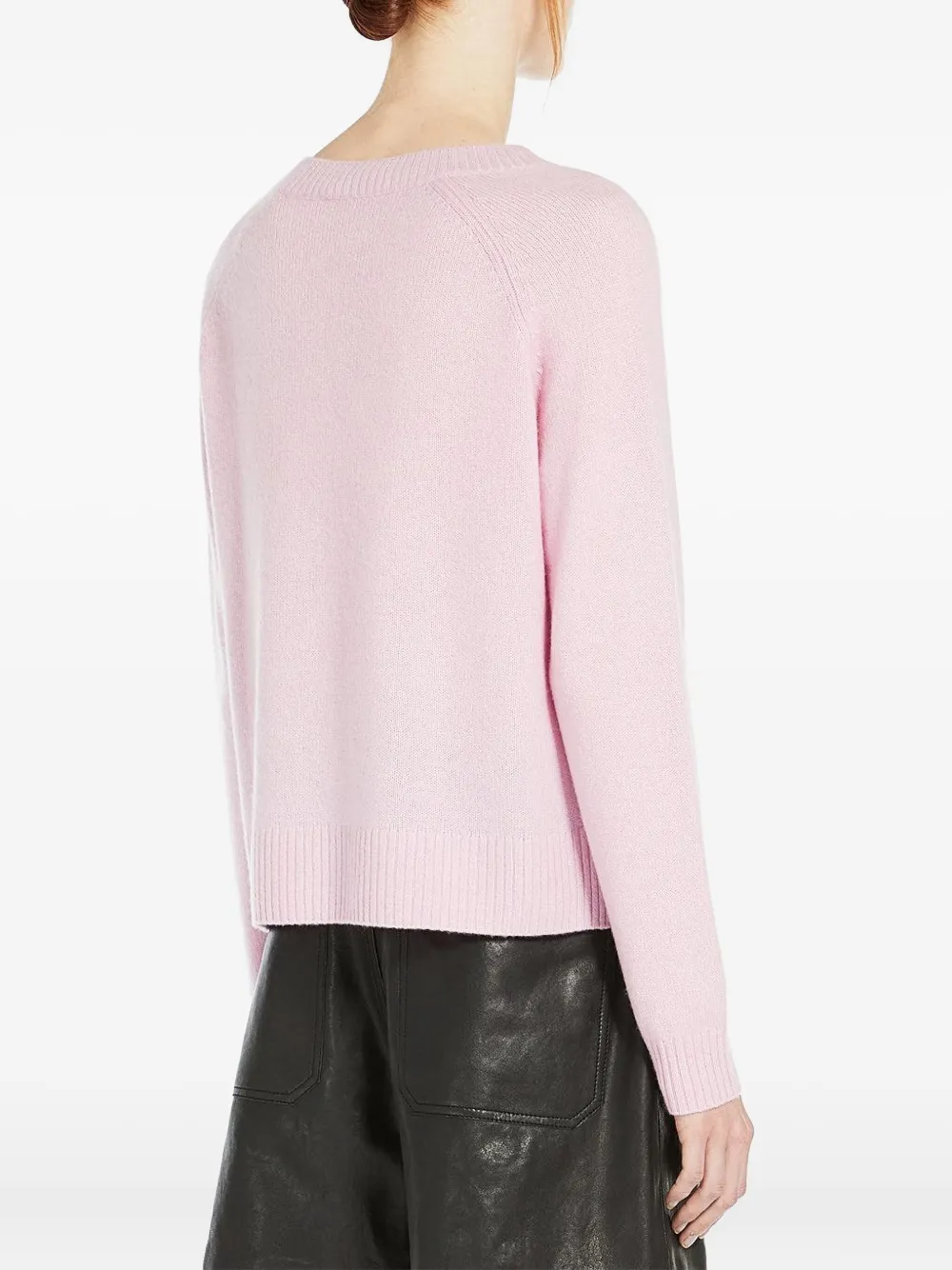 Max Mara raglan-sleeve cashmere sweater Roze