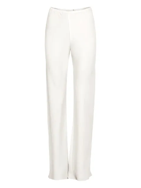 Peter Cohen bias-cut wide-leg trousers