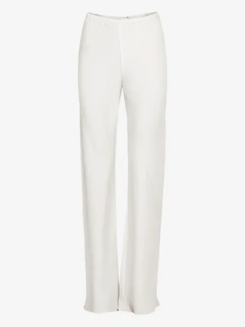 Peter Cohen bias-cut wide-leg trousers