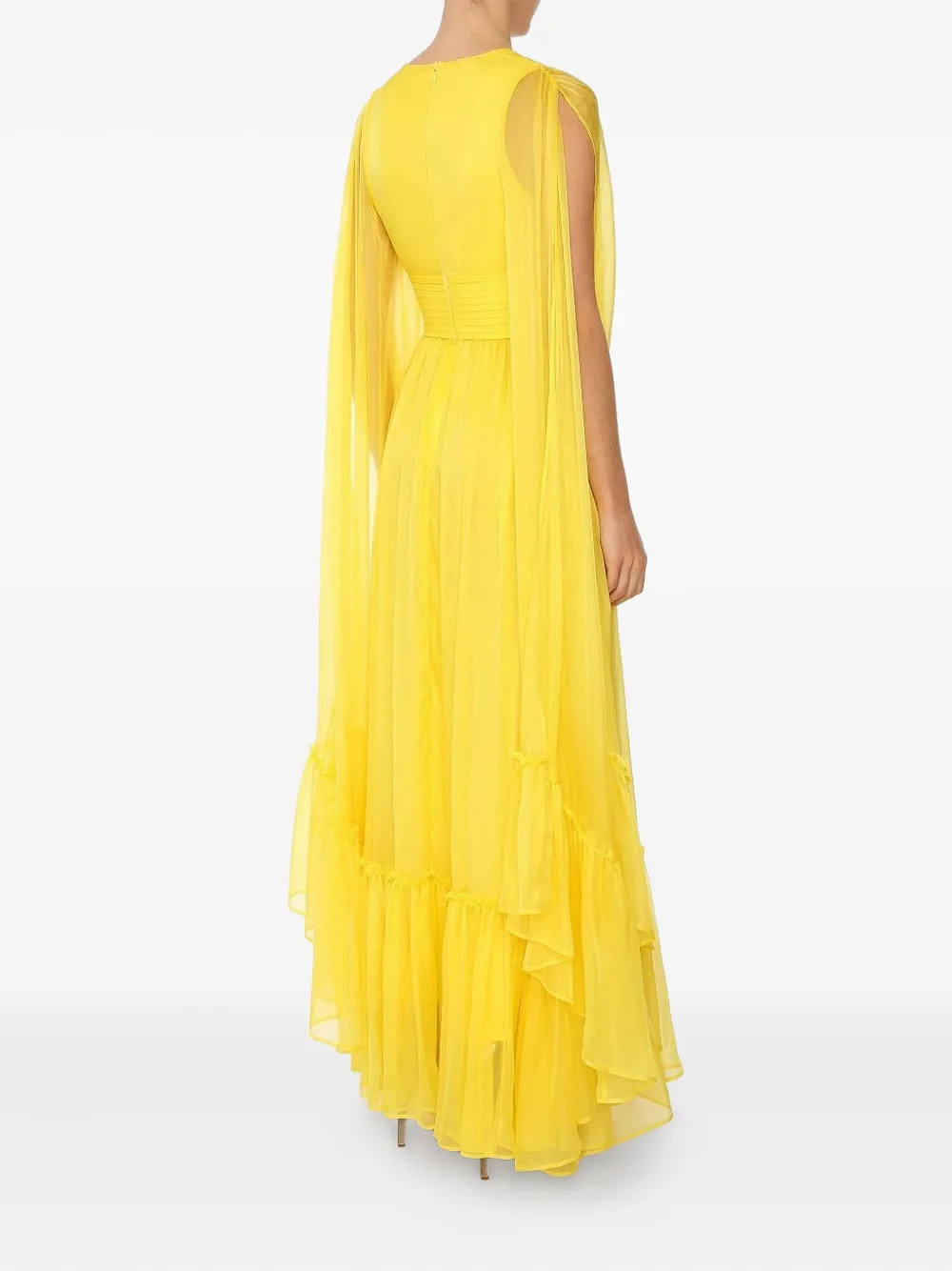 Huishan Zhang Sienna V-neck Maxi Dress In Yellow