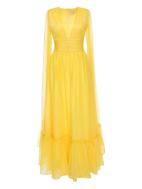Huishan Zhang Sienna V-neck maxi dress