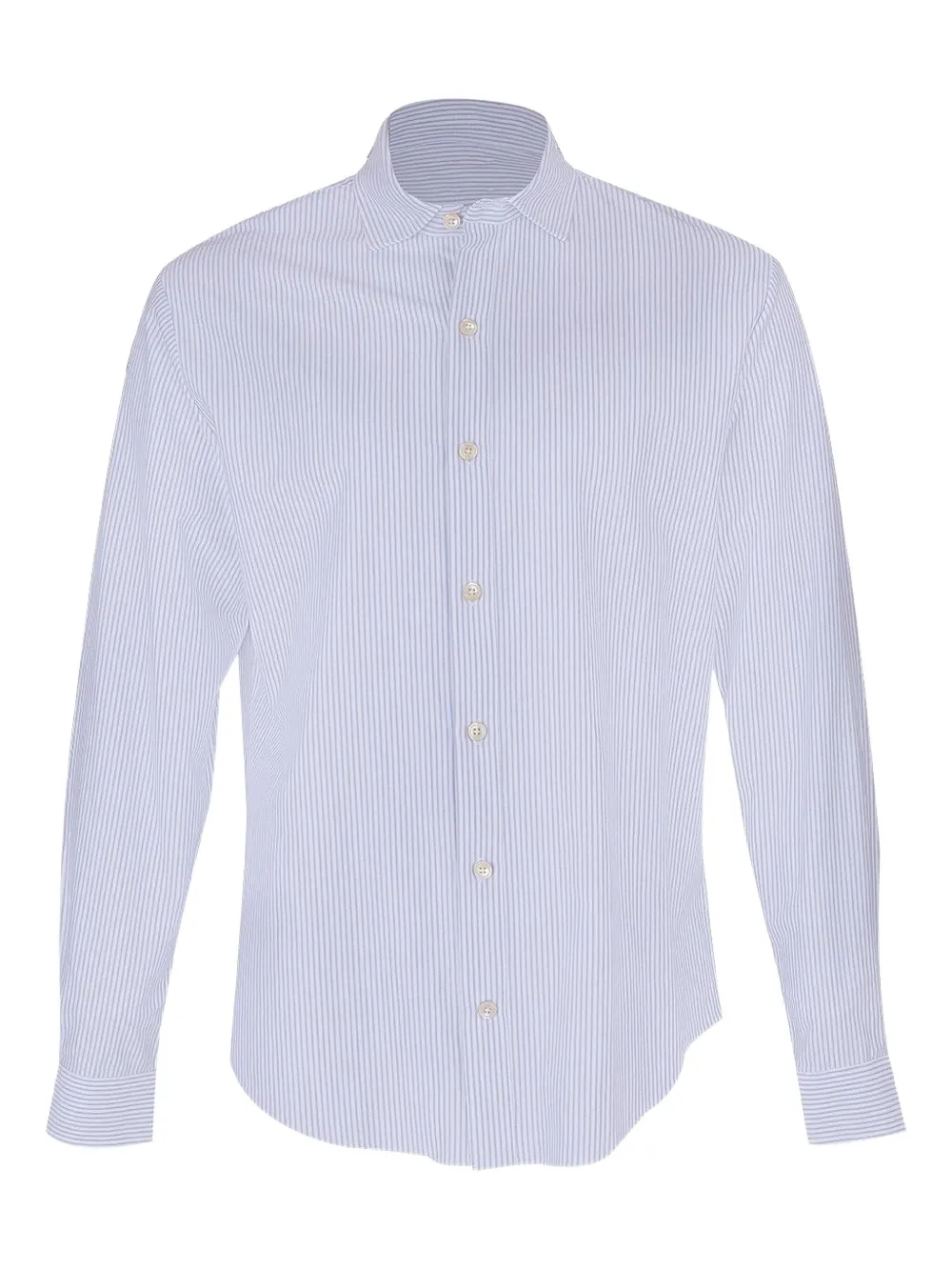 Eleventy stripe-pattern long-sleeve shirt | Image 1