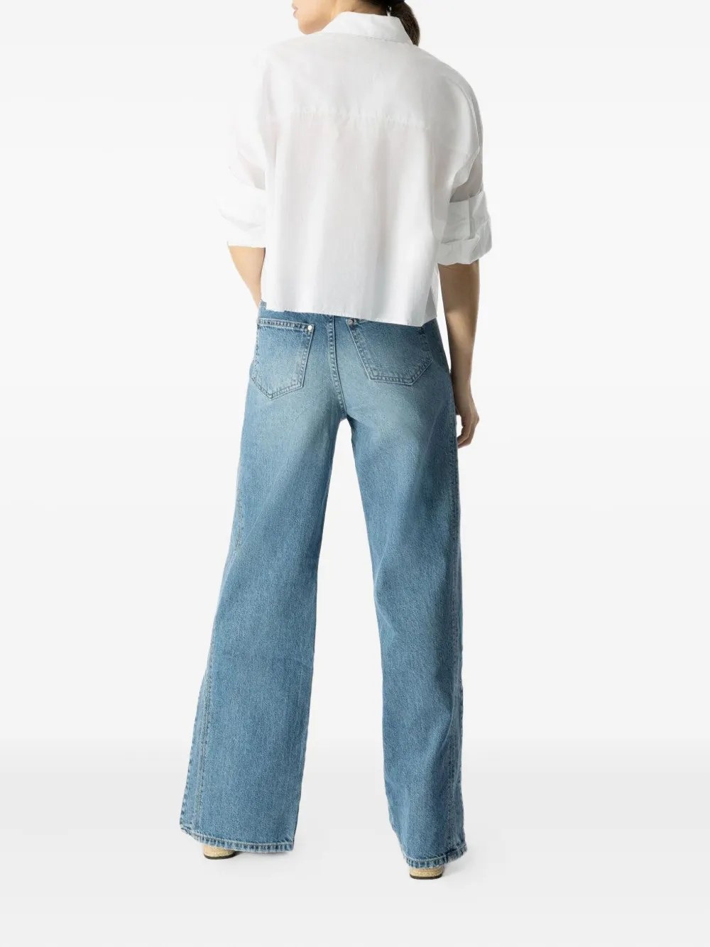 Twp Tangled Up In Blue Split Jeans In Blue