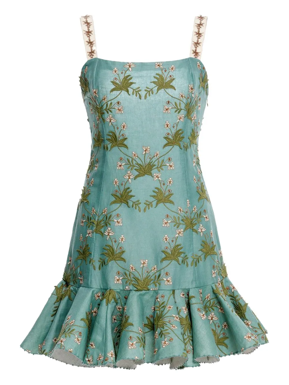 Agua By Agua Bendita Tumbao Orquidea dress - グリーン Agua By Agua Bendita Tumbao Orquidea dress - グリーン