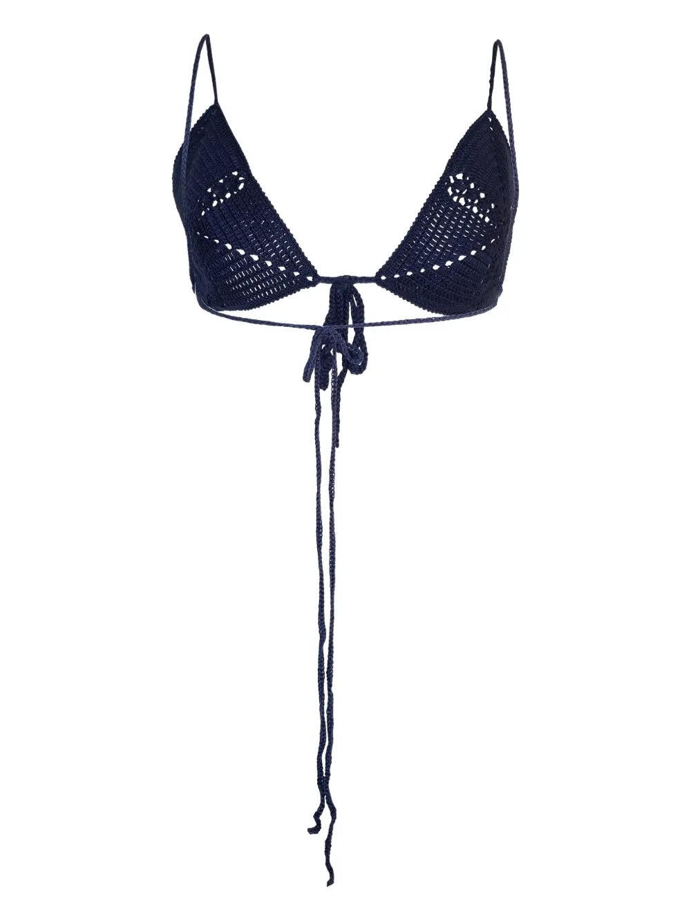 Alejandra Alonso Rojas crochet-knit triangle bralette | Chalecos y camisetas | Image 2