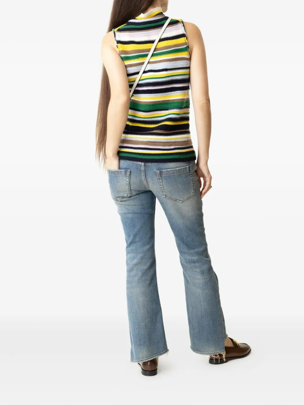 Dorothee Schumacher Love Frayed-hem Flared Jeans In Blue