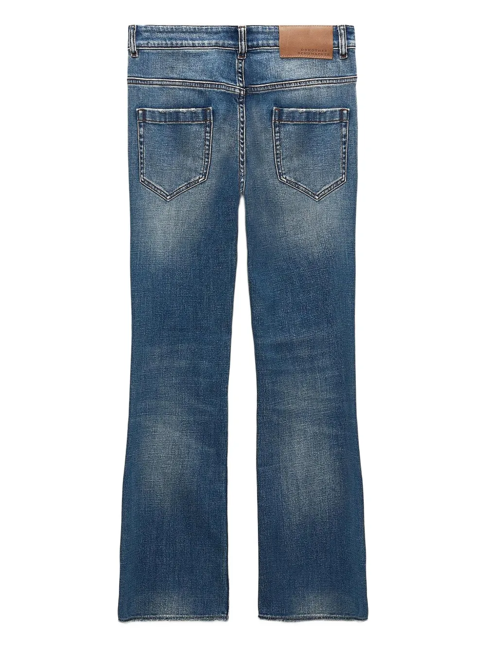 Dorothee Schumacher Love Frayed-hem Flared Jeans In Blue