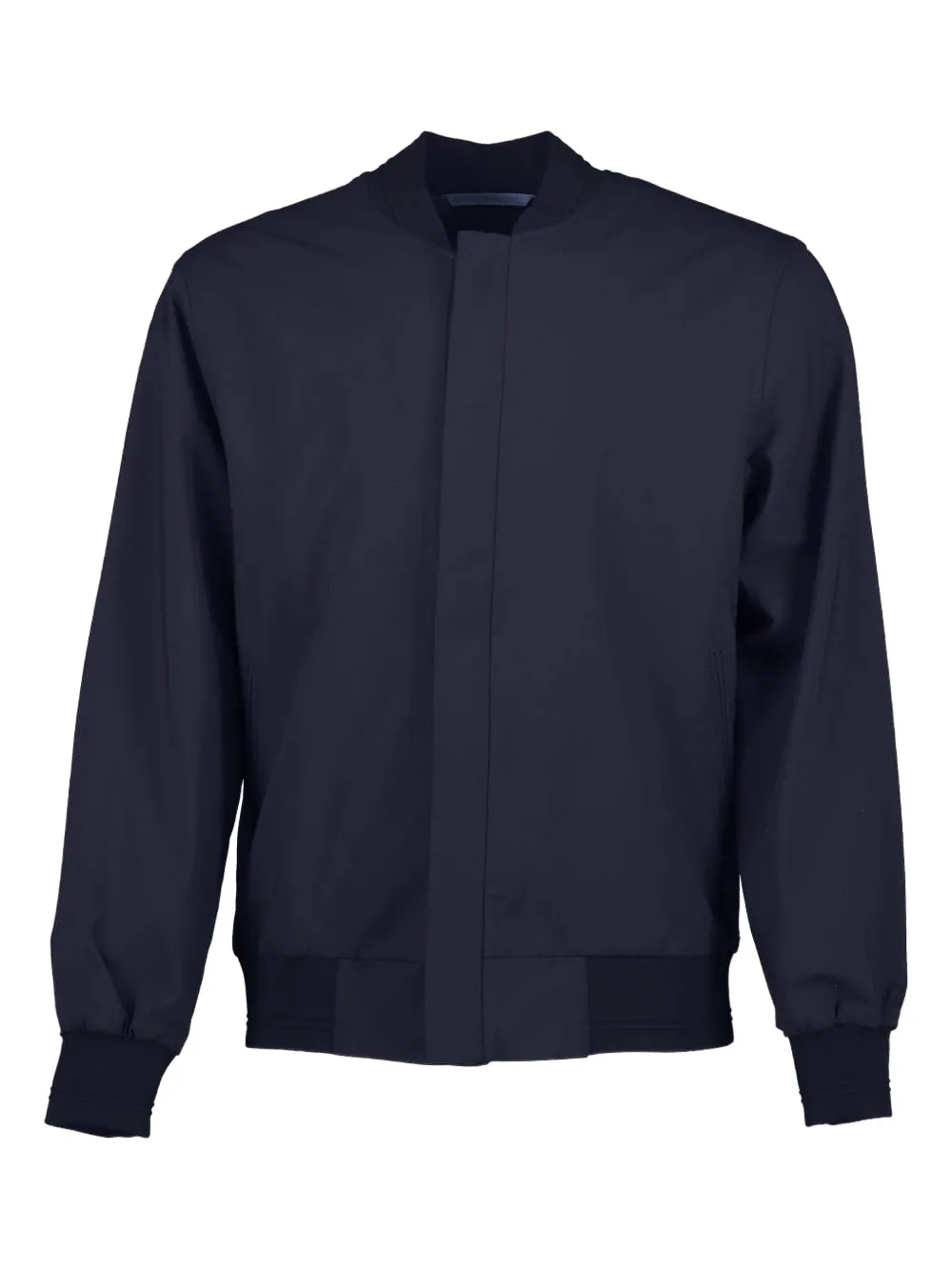 JUNE 79 Essential Pierre button-fastening bomber jacket | Blue | Image 1