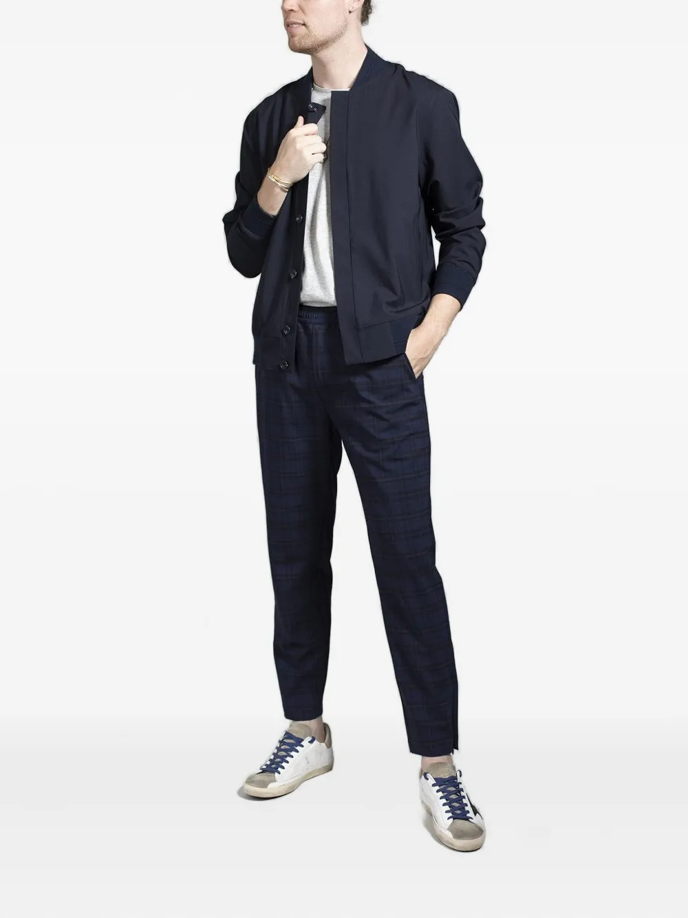 JUNE 79 Essential Pierre button-fastening bomber jacket | Bomber Jackets | Image 2