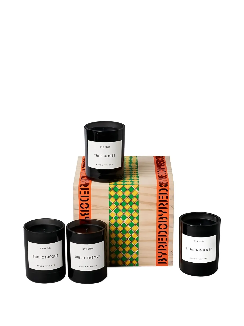 Byredo Bibliotheque Candle Set (set Of Four) In Brown