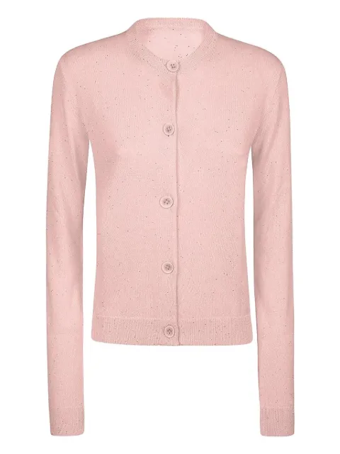 Eleventy glitter-detail buttoned cardigan