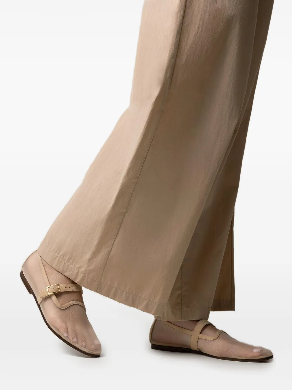 Sophique Opretta Mary Janes Ballet Flats In Gray