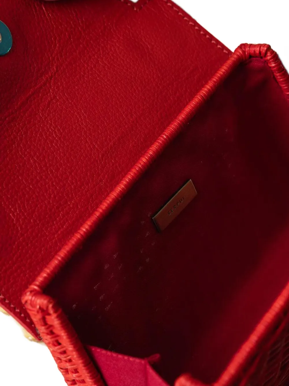  Serpui Abigail Tote Bag - Red 