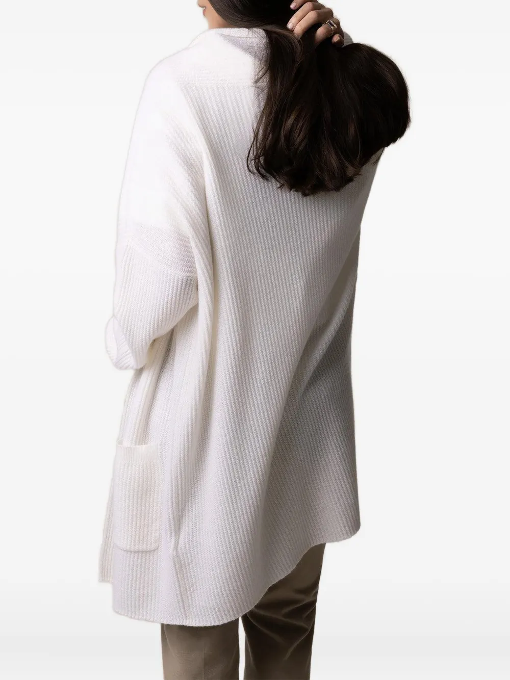 Allude cashmere cardigan Wit