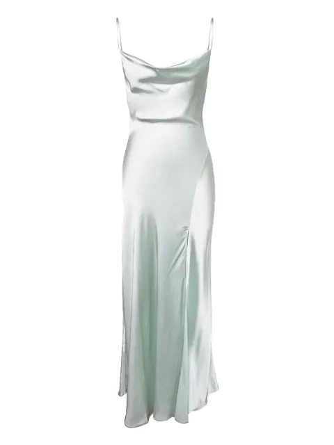 Simkhai Finley cowl-neck satin gown