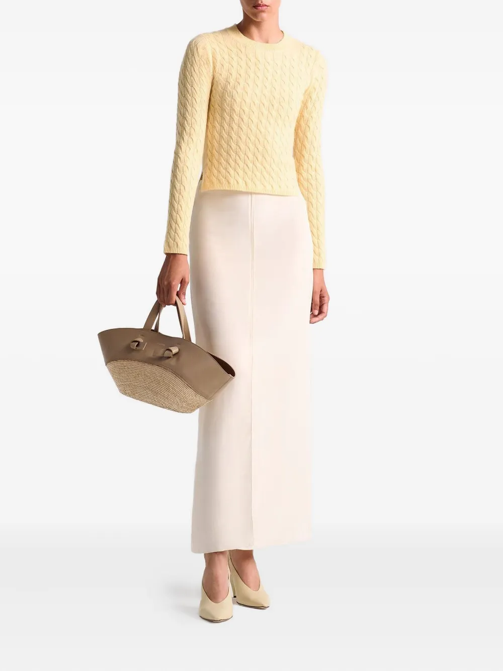 Altuzarra cable-knit sweater Geel