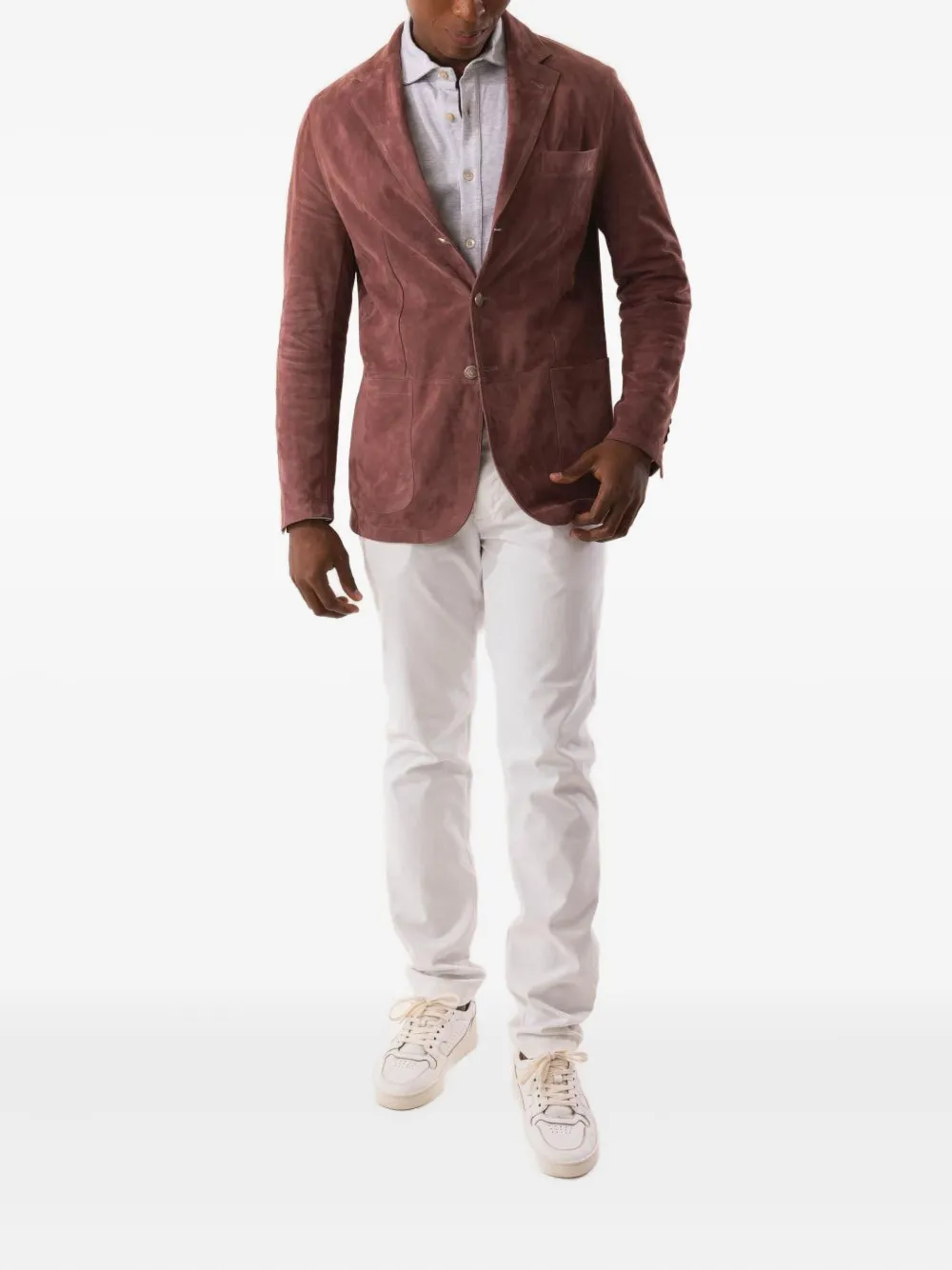 Eleventy suede single-breasted blazer | Blazers | Image 2