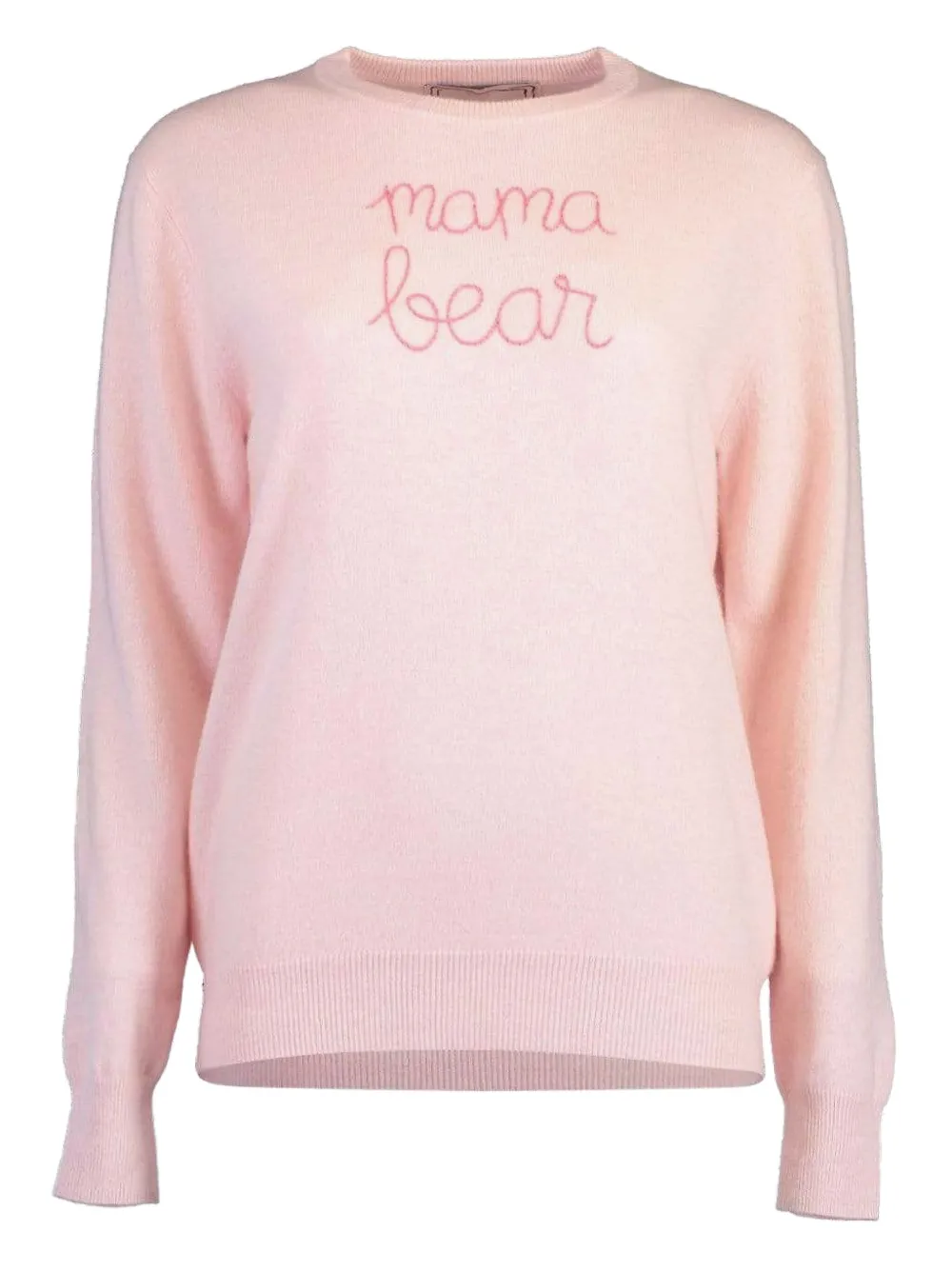 Lingua Franca Mama Bear Crew-neck Sweater In Pink