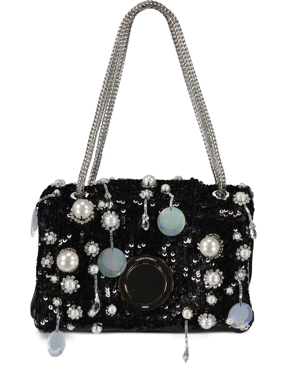 Giambattista Valli Mini Airbag Shoulder Bag In Multi