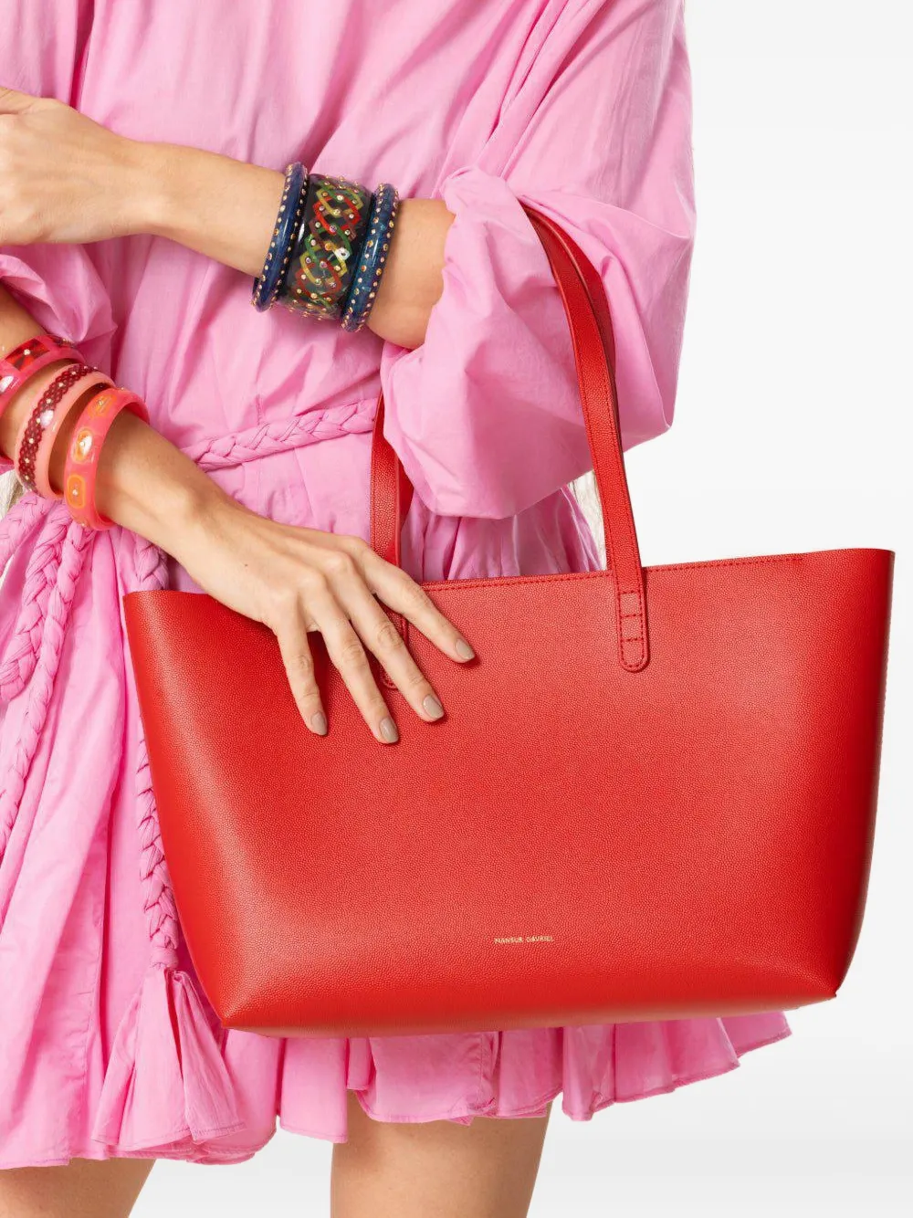 Mansur Gavriel small Zip tote bag - Rood