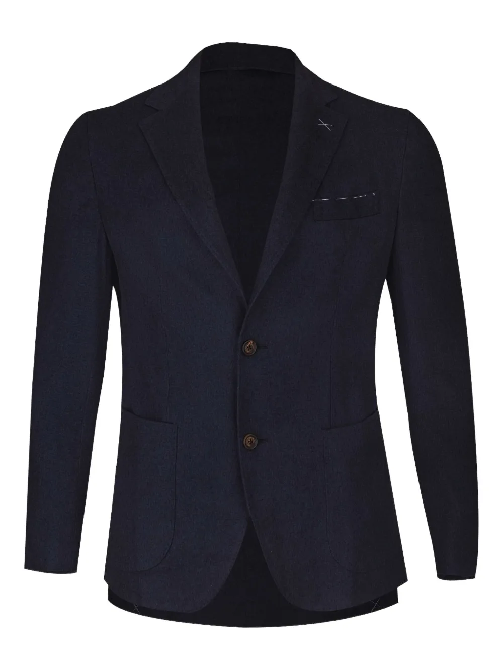 Eleventy single-breasted patch-pocket blazer | Blue | Image 1