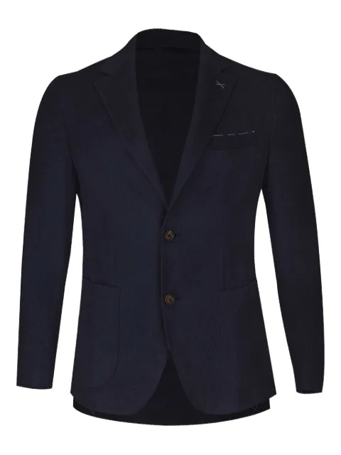 Eleventy single-breasted patch-pocket blazer