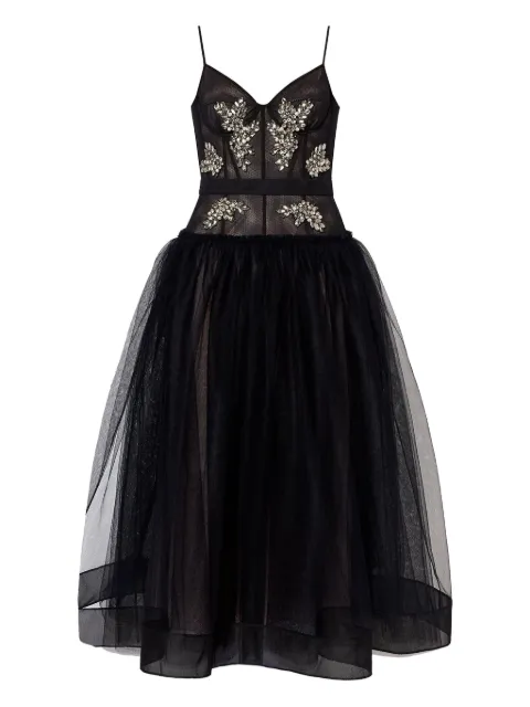 ERDEM embellished tulle dress