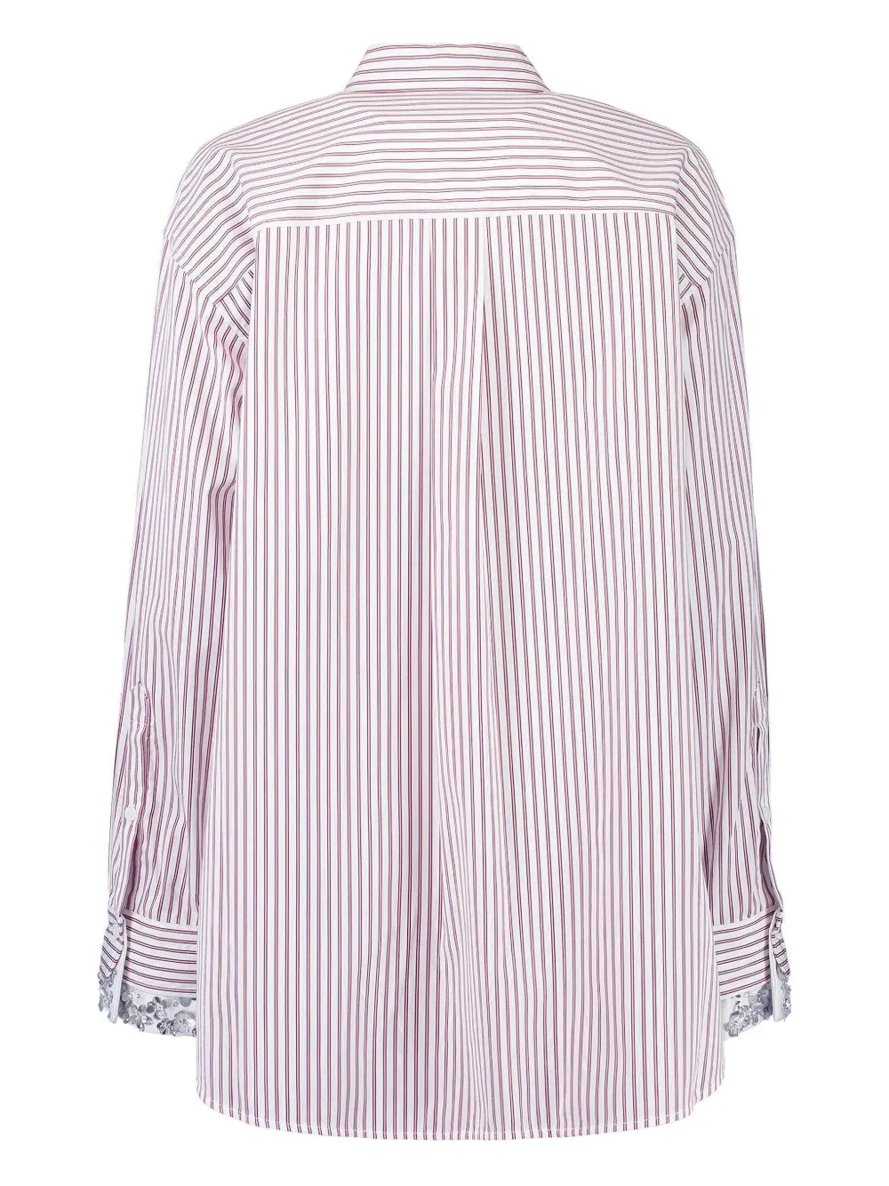 DES PHEMMES striped shirt Wit