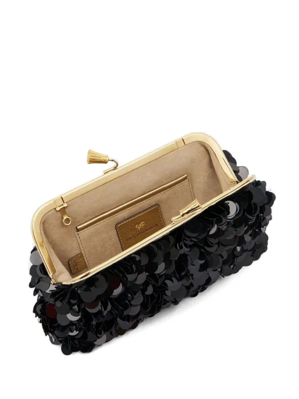 Anya Hindmarch Maud Clutch Bag in Black