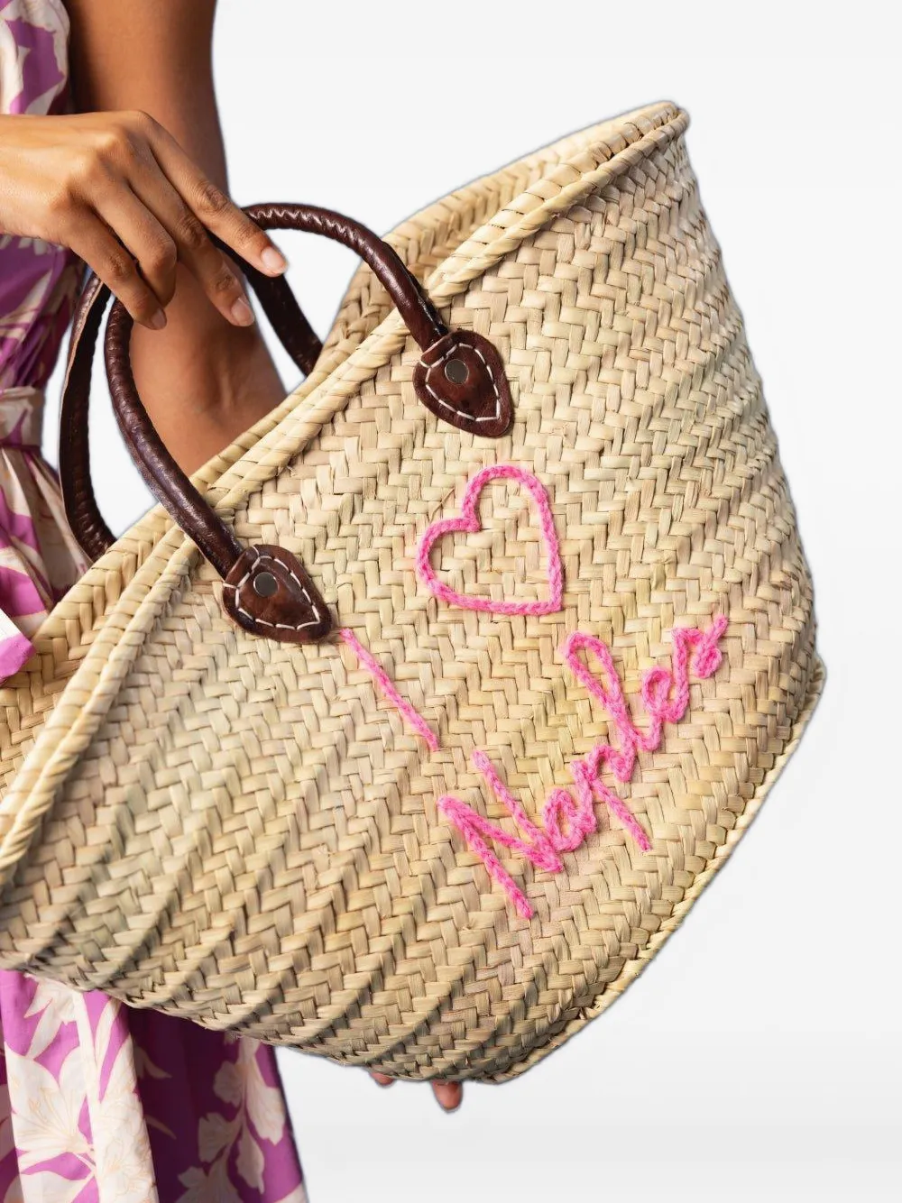 Poolside I Love Naples Tote Bag In Neutral