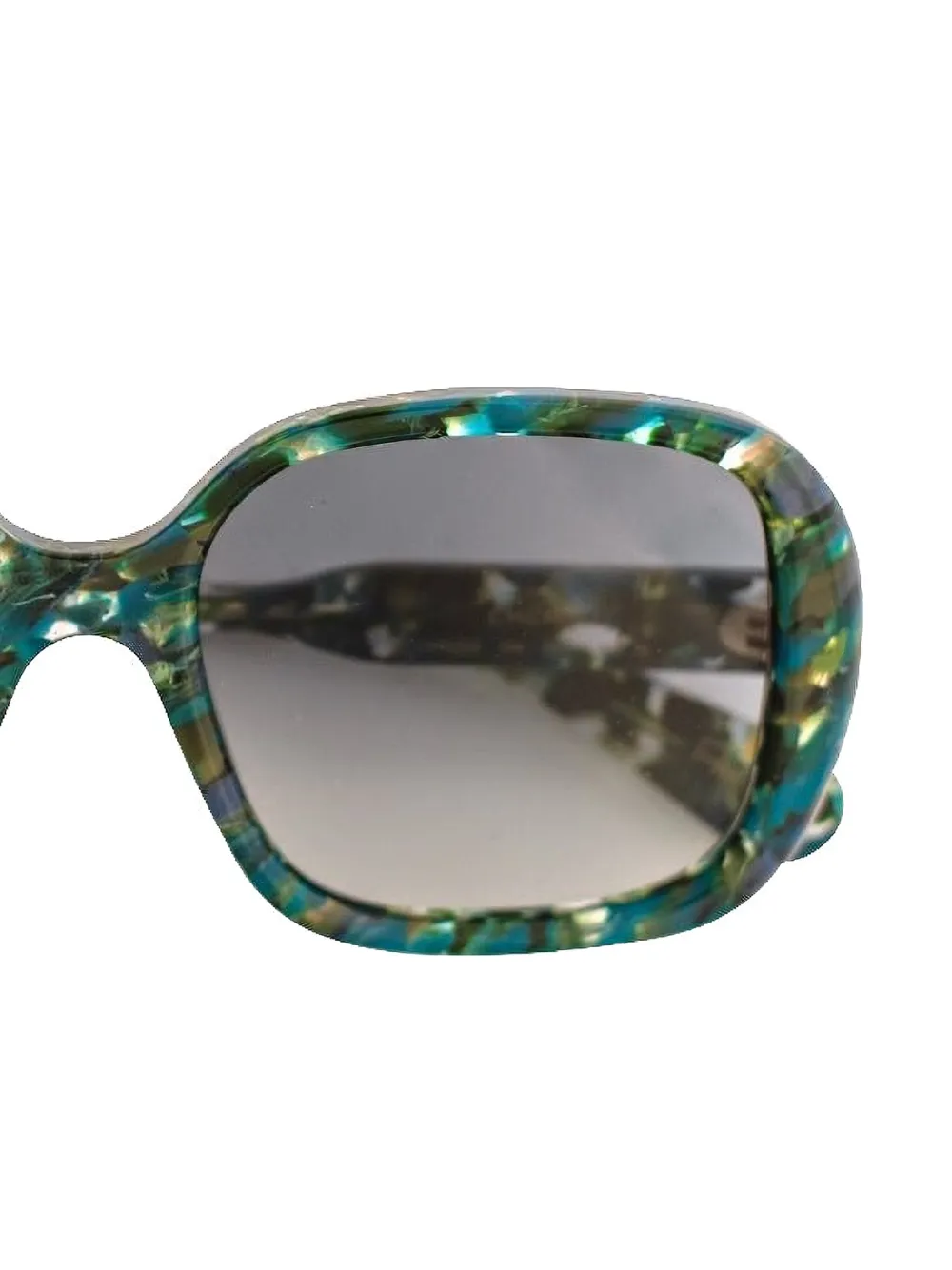 Chloé Eyewear Zonnebril met vierkant montuur en patroon - Groen