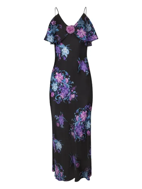Rodarte floral-print ruffled maxi dress