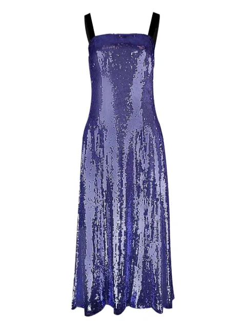 Adam Lippes Giovanna sequin-embellished midi dress