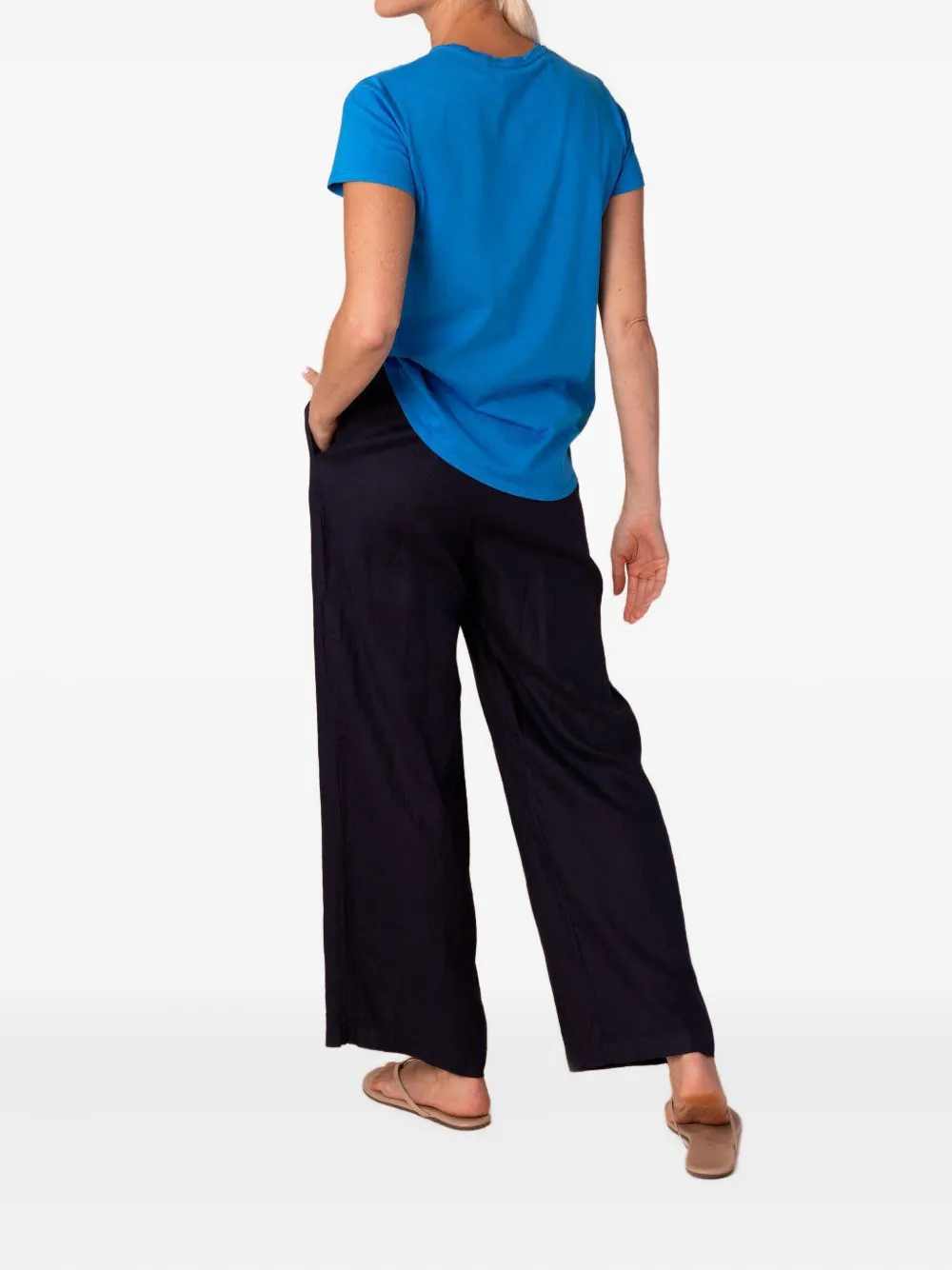 ASPESI crew-neck T-shirt Blauw