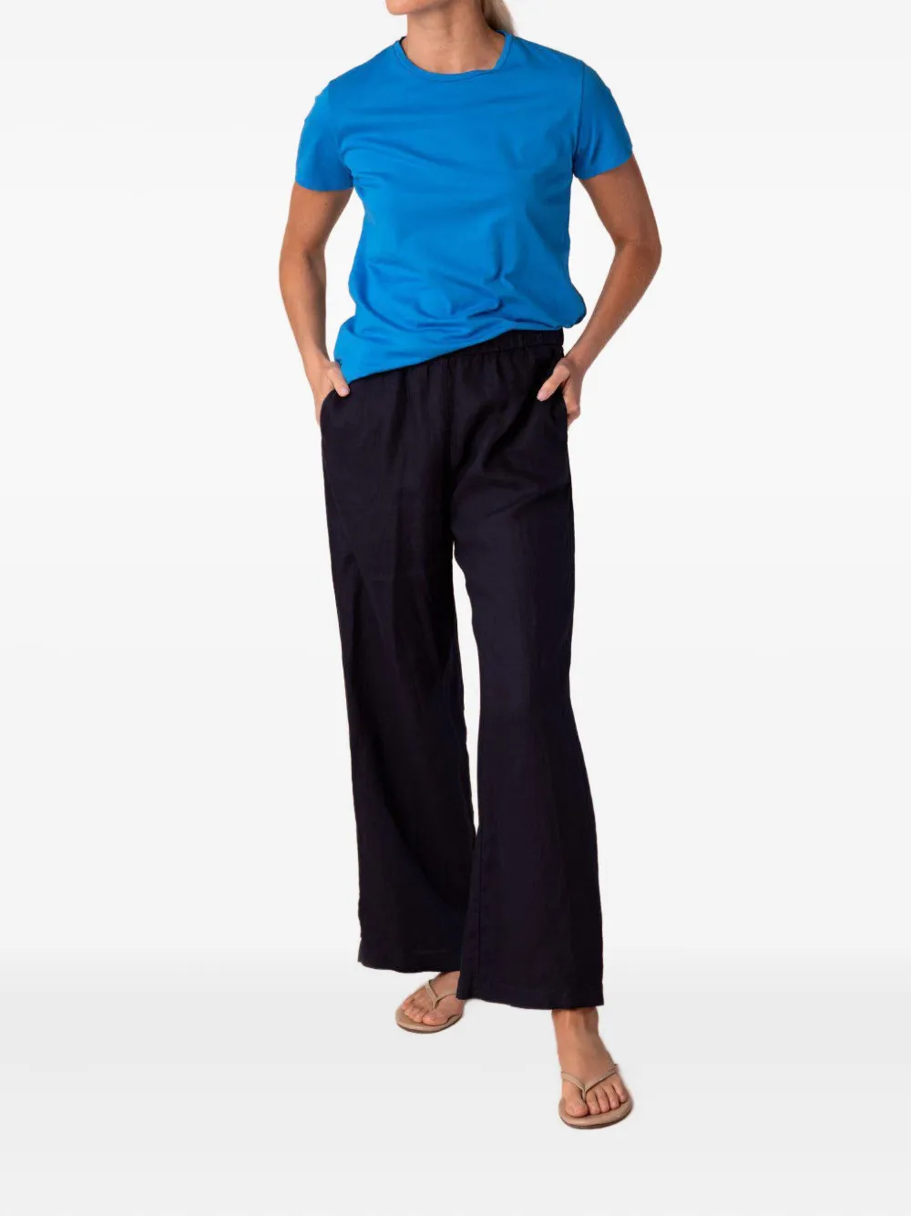 ASPESI crew-neck T-shirt Blauw