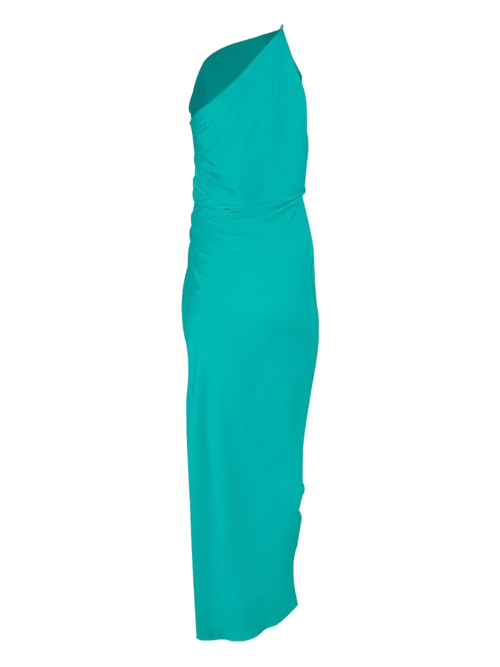 The Sei asymmetric gathered dress Groen