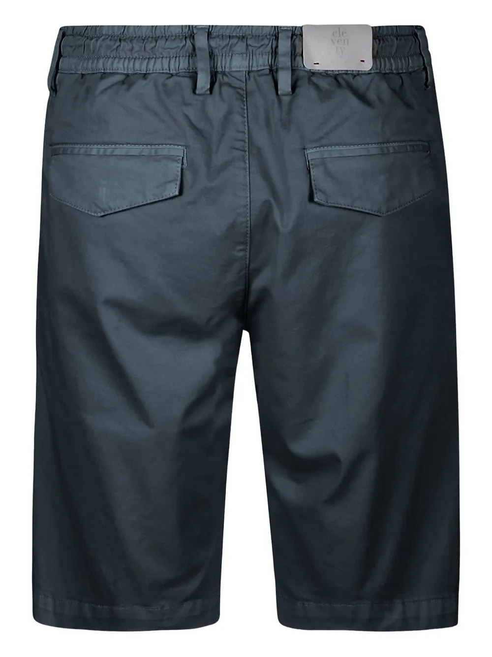 Eleventy pleated drawstring shorts Blauw