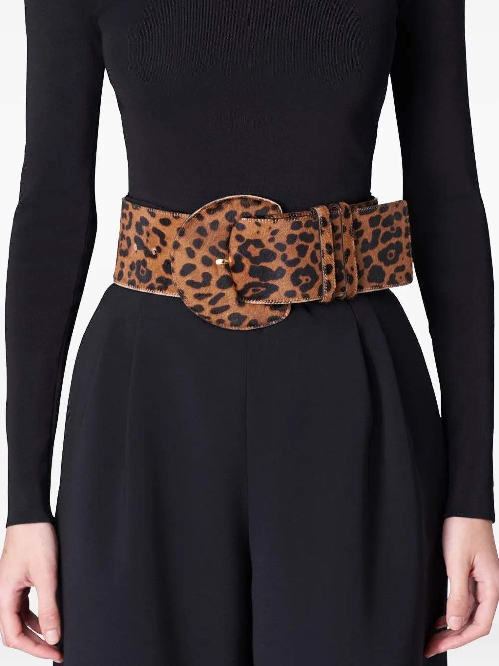 Carolina Herrera Demi Lune belt - Bruin