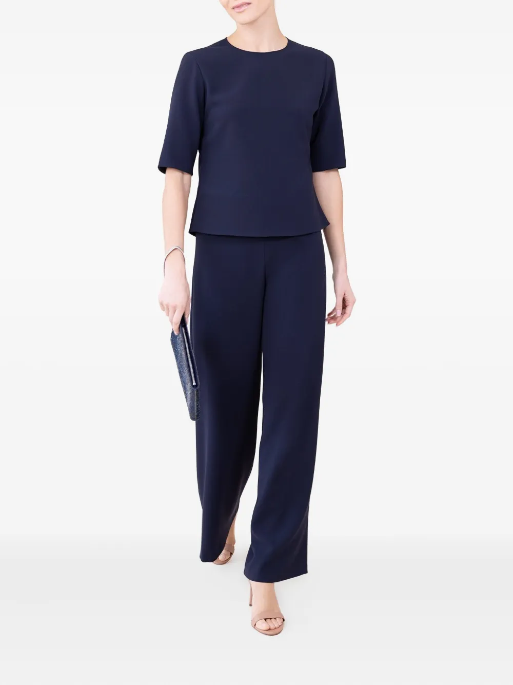 Peter Cohen Dug wide-leg trousers - Blauw