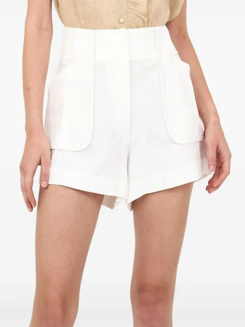 Christy Lynn bow-detail side-pocket shorts