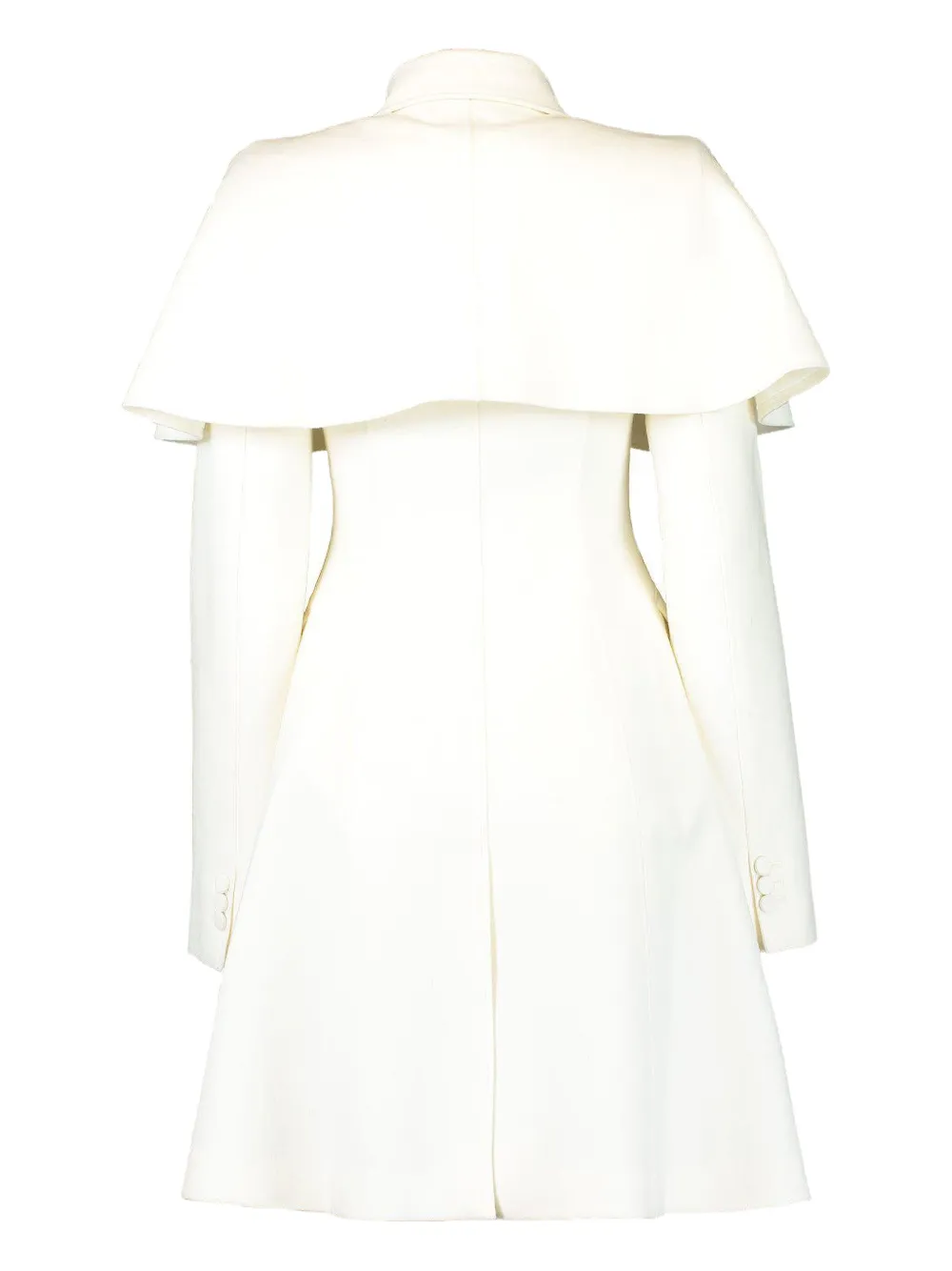 Adeam Cape-design Coat In Nude