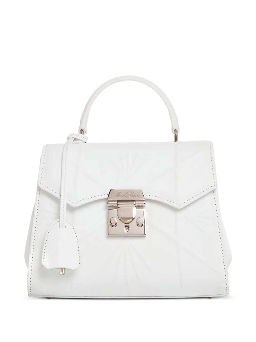 Mark Cross Madeline Quilted Tote Bag In White