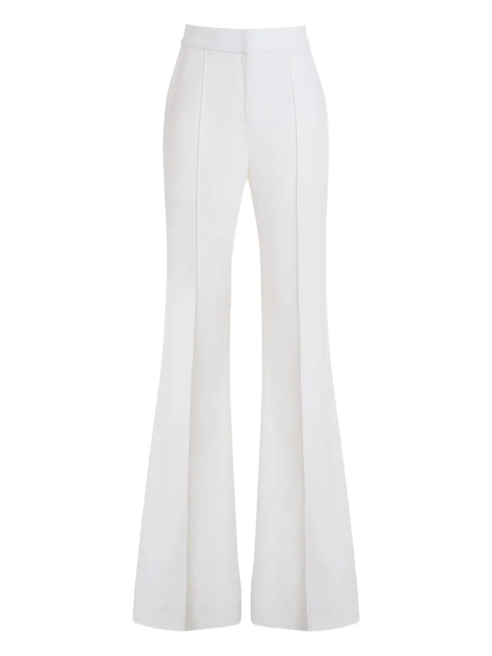 Elie Saab pleated-front flared pants | White | Image 1