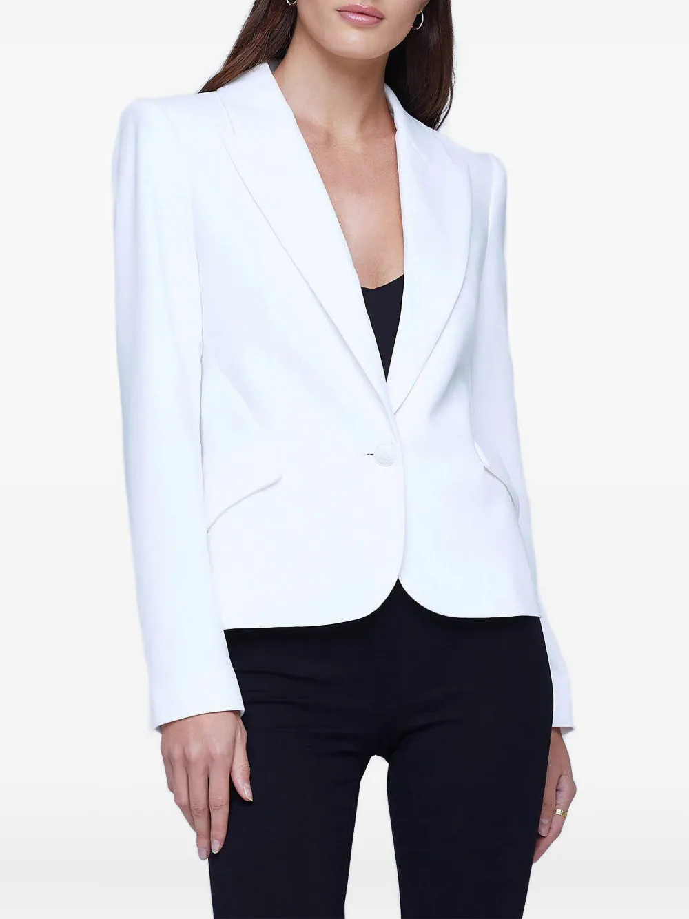 L'Agence Jennah single-breasted blazer Beige