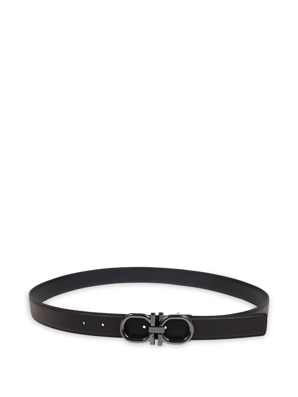 Ferragamo gancini-buckle leather belt | Black | Image 1