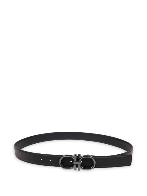 Ferragamo gancini-buckle leather belt