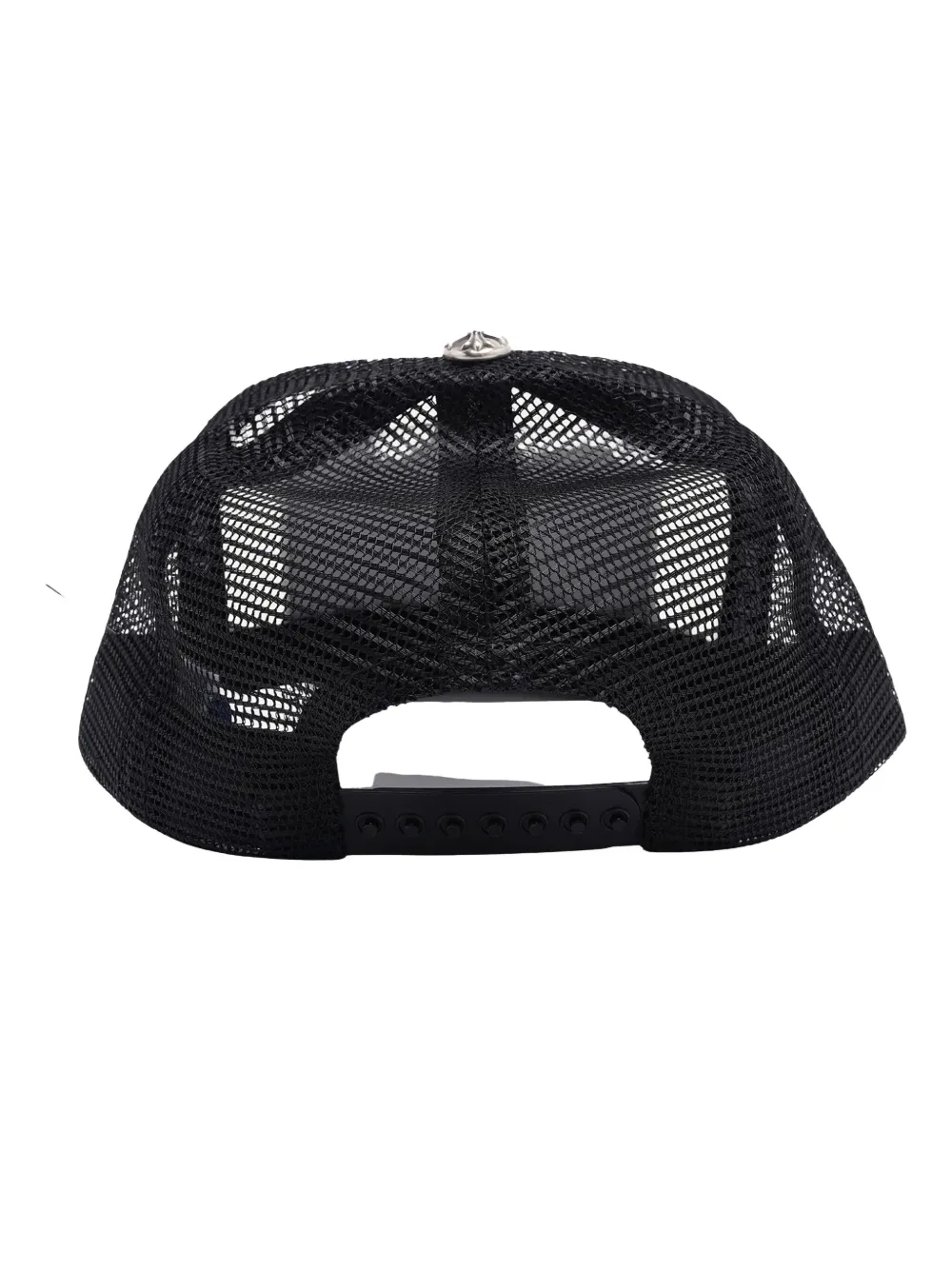 Chrome Hearts slogan-embroidered Black cap - Zwart