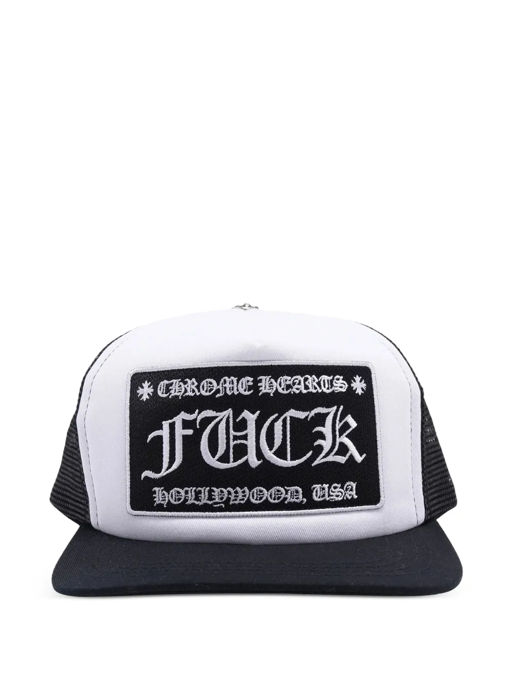 Chrome Hearts slogan-embroidered "Black" cap | Black | Image 1