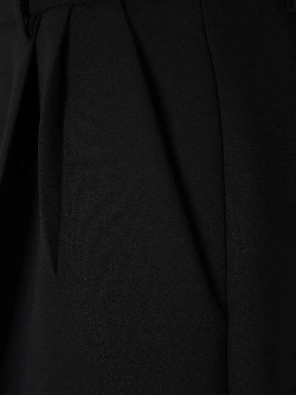 Khaite Pleated High-waisted Trousers In Black